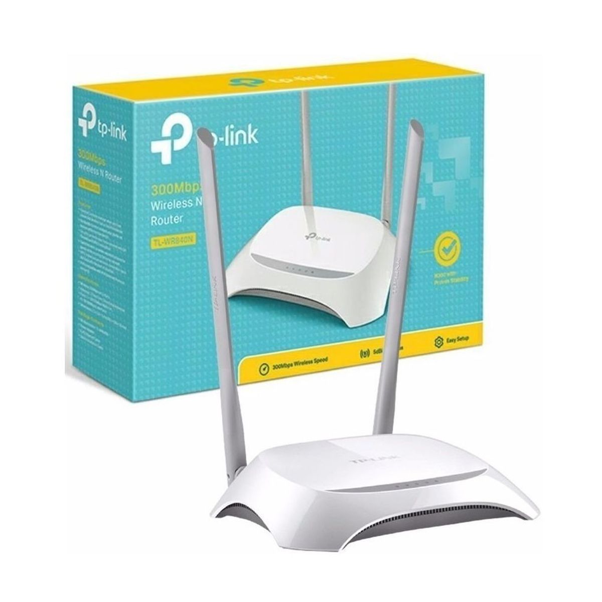 TP LINK - Router inalambrico tp link  wifi 24ghz n 3000mbps tl-wr850n - blanco