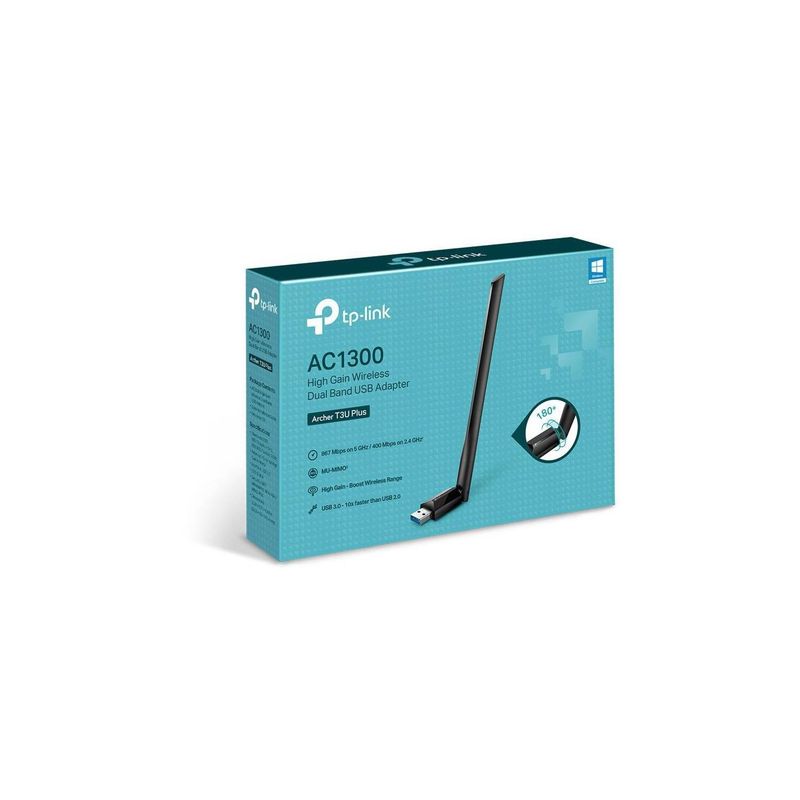 TP LINK - Tp-link adaptador usb archer t3u plus ac1300 wireless