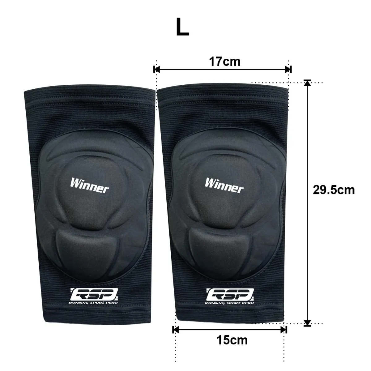 WINNER - Rodilleras de Vóley Winner Pro Talla L