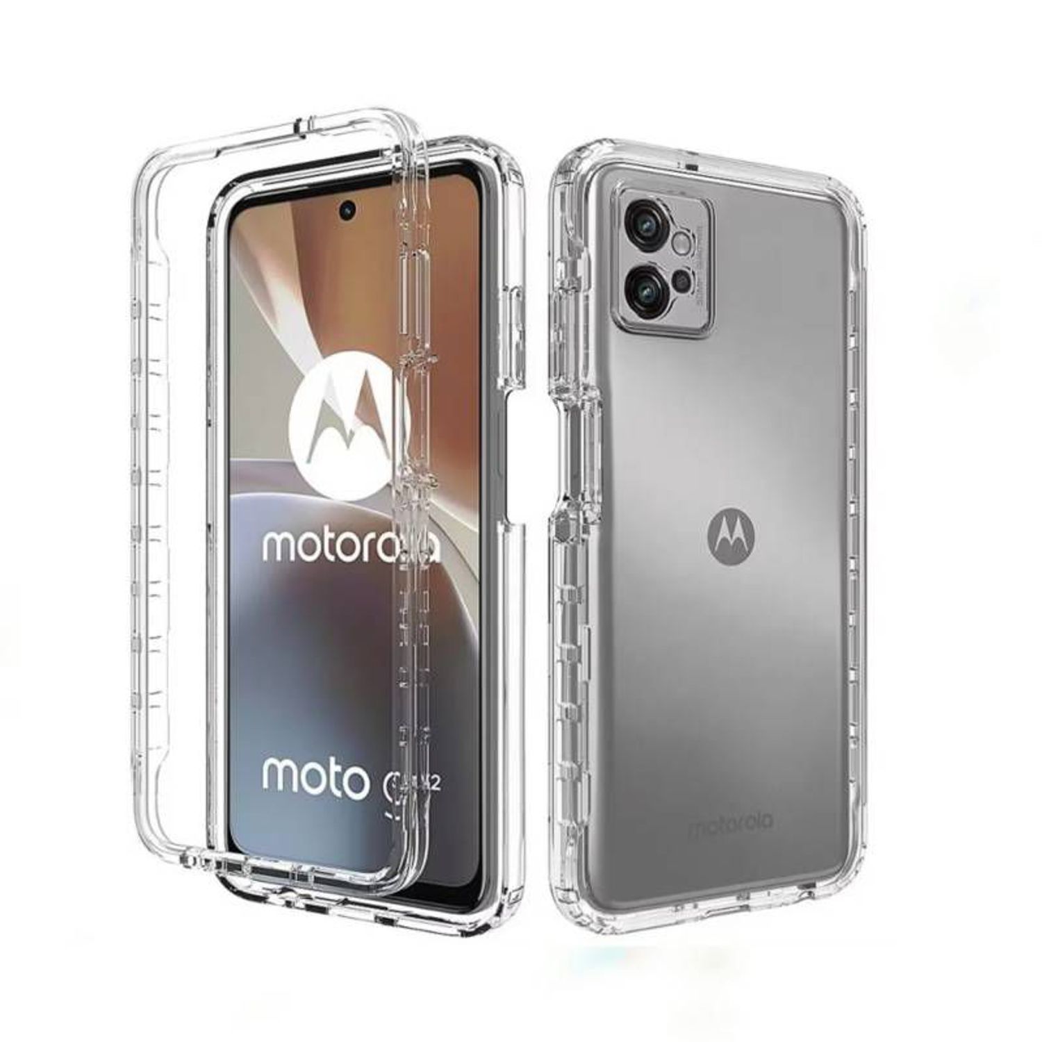 Carcasa Gel Transparente Para Moto G14 / Reforzada Top | Cuotas Sin Interés