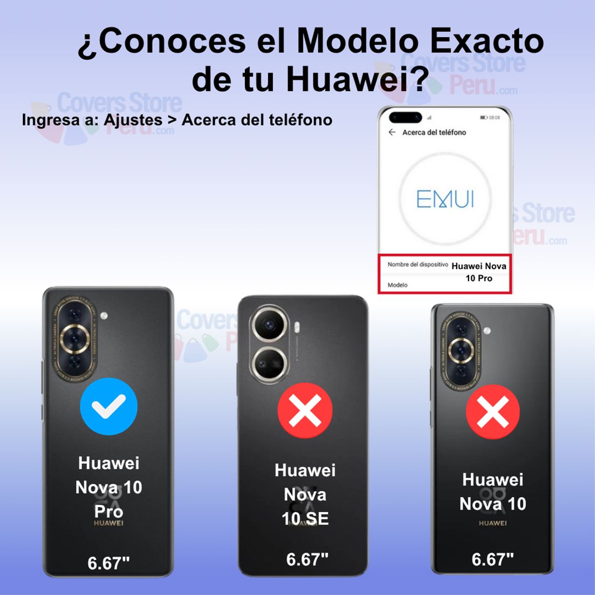 GENERICO - Funda Case para Huawei Nova 10 Pro TPU 100% Antishock Transparente