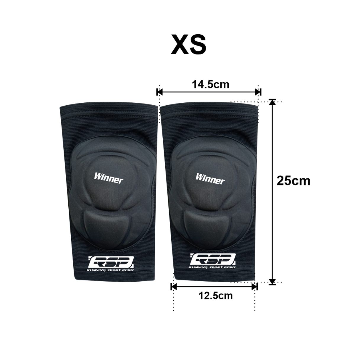 WINNER - Rodilleras de Vóley Winner Pro Talla XS