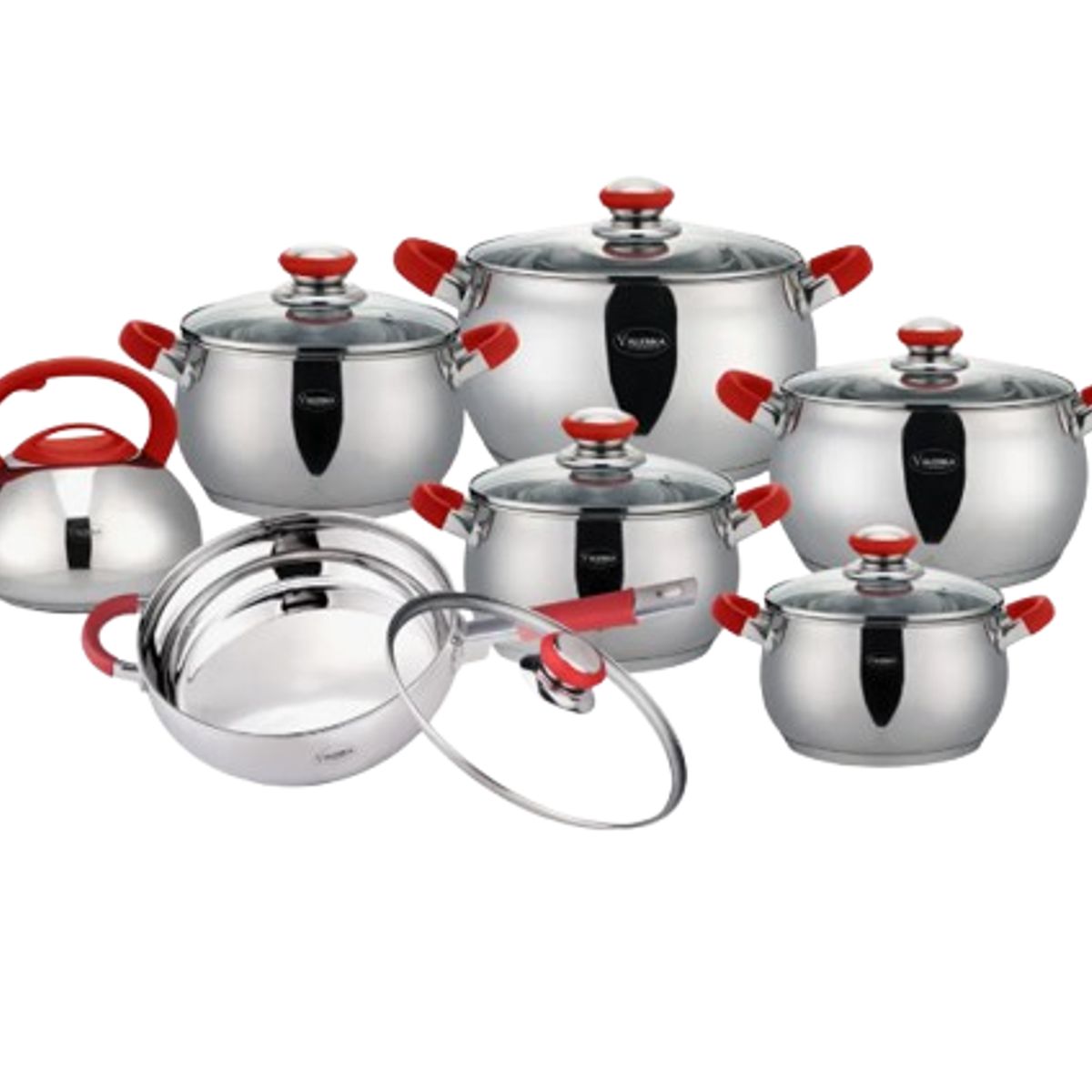 VALESKA - JUEGO DE OLLAS DE 14 PZ VALESKA