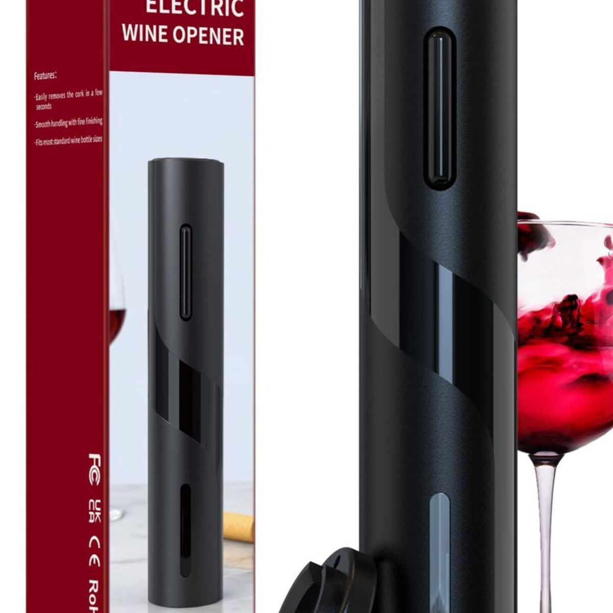 GENERICO - Sacacorchos Vino Eléctrico A Pilas