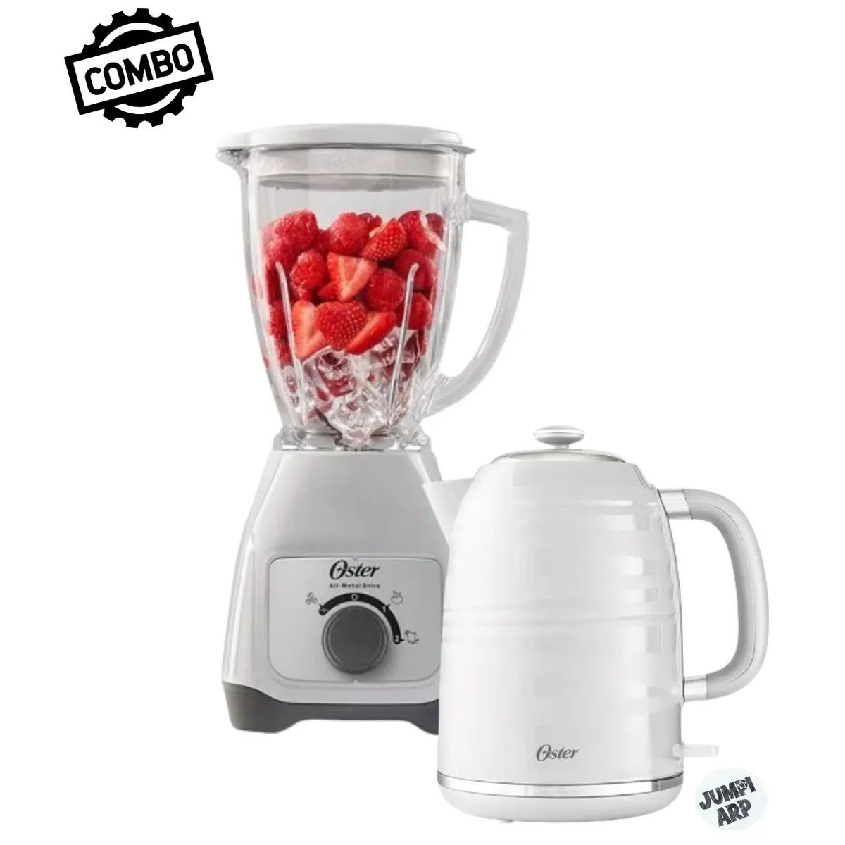 OSTER - Combo oster licuadora blstkag wrd + hervidor bvstkt4177w - blanco