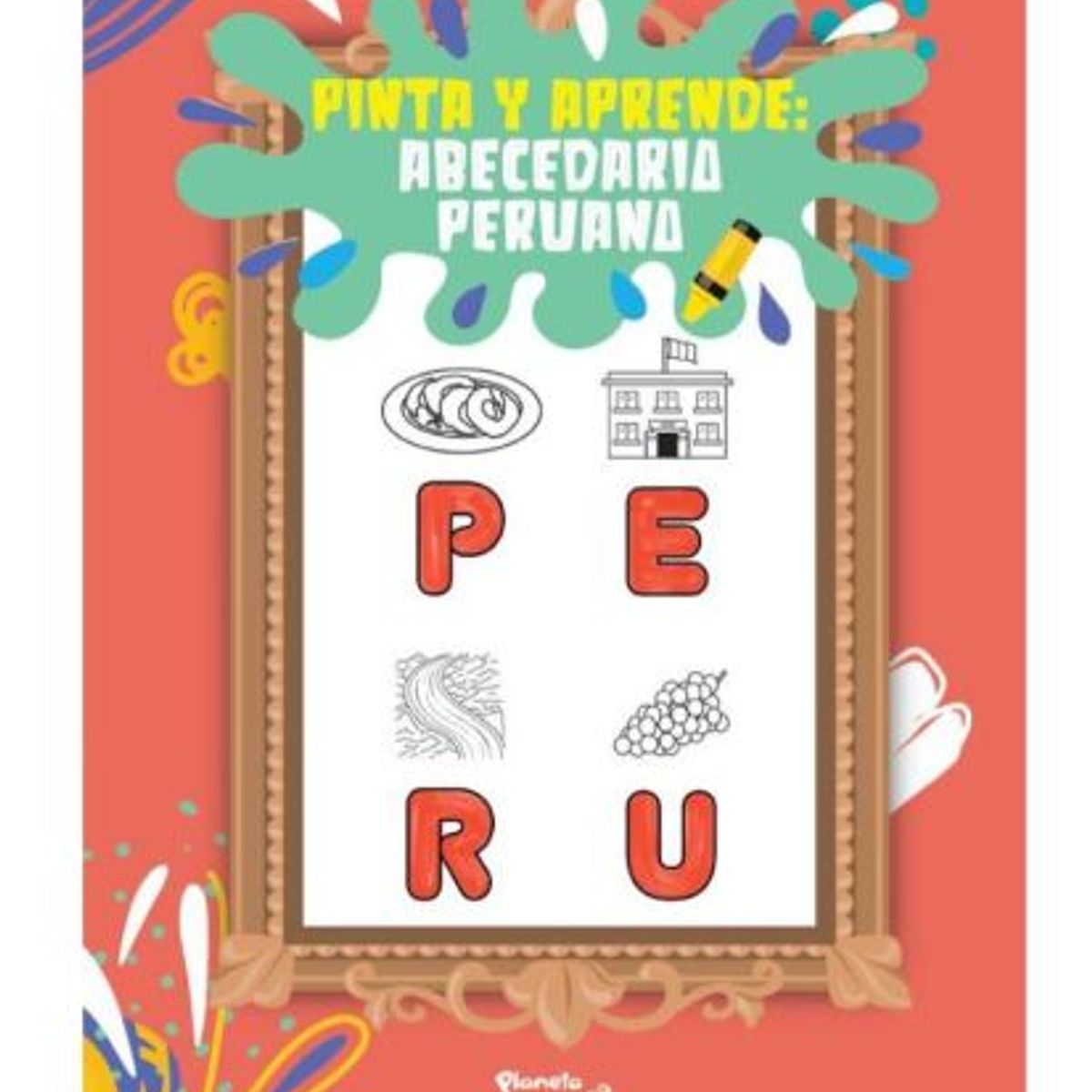 GENERICO - LIBRO DE ACTIVIDADES PINTA Y APRENDE ABECEDARIO PERUANO