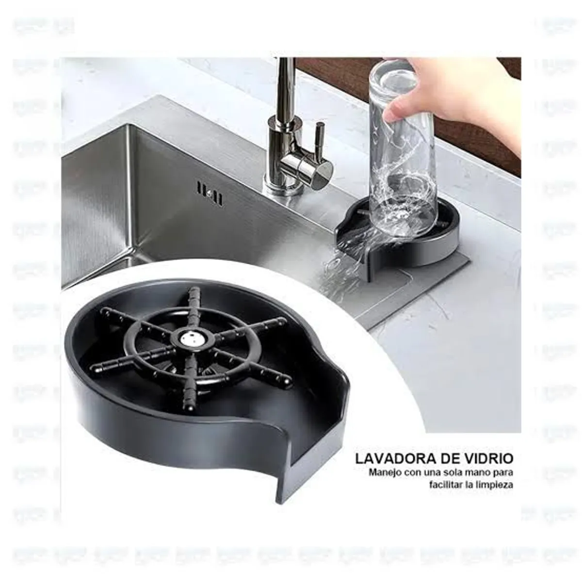 GENERICO - Lava vasos a presión automático