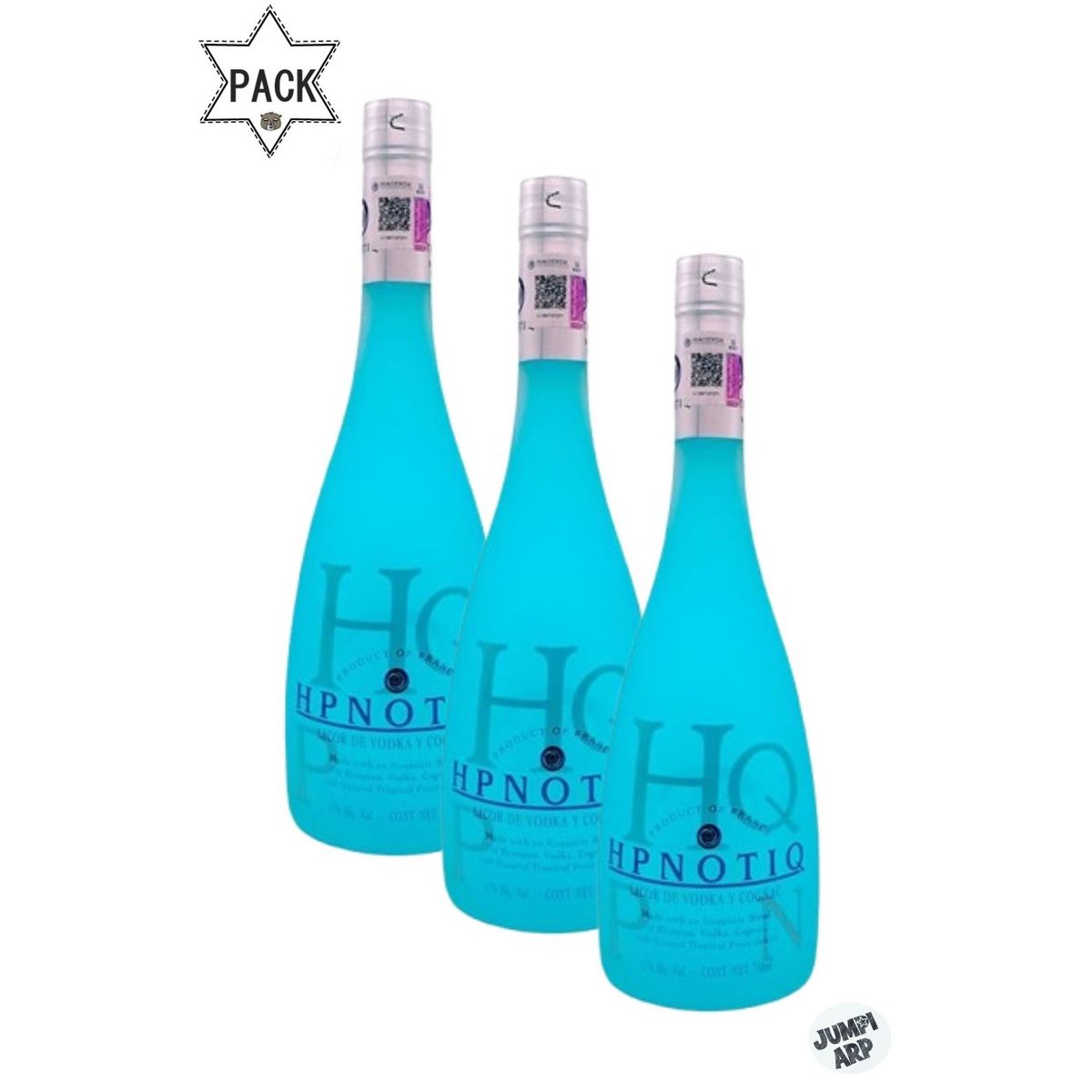 HPNOTIQ - Pack 3 unidades Vodka Hpnotiq  Zumo De Fruta Y Cognac 750ml