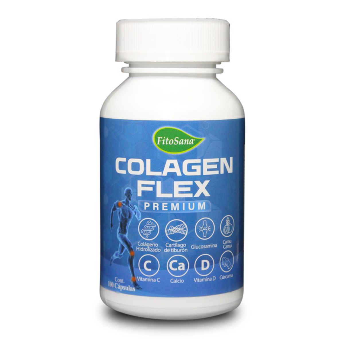 FITOSANA - Cápsulas de Colágeno Flex con Glucosamine x 100 unid Fitosana