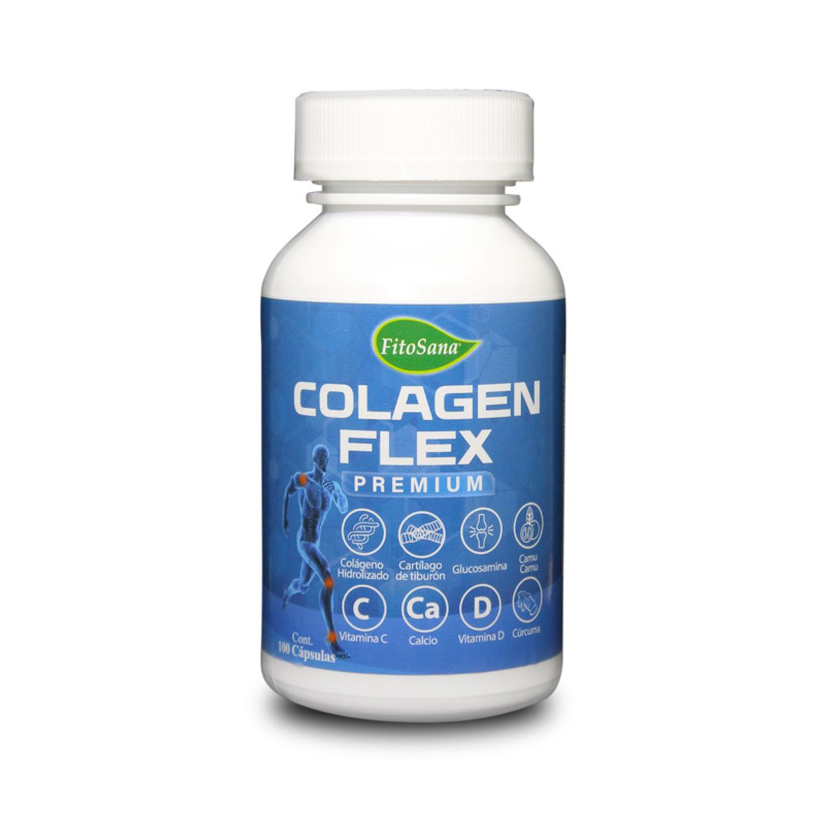 FITOSANA - Cápsulas de Colágeno Flex con Glucosamine x 100 unid Fitosana
