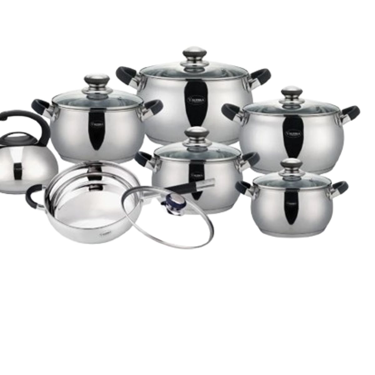 VALESKA - JUEGO DE OLLAS DE 14 PZ VALESKA