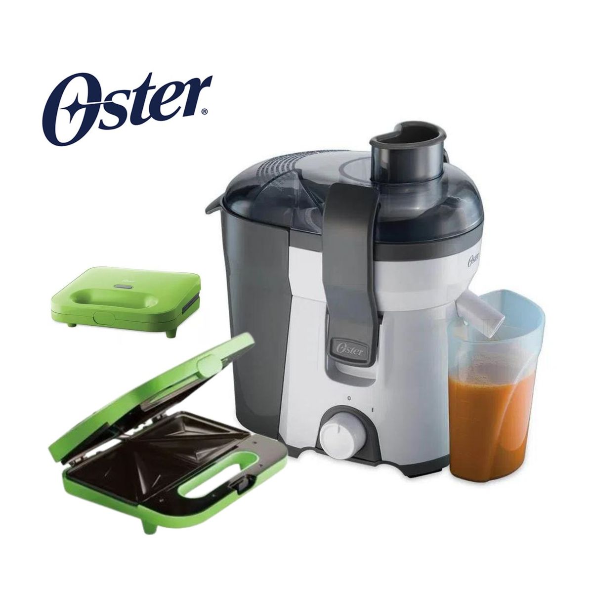 OSTER - COMBO Extractor de Jugo FPSTJE316W + Sandwichera 2885K