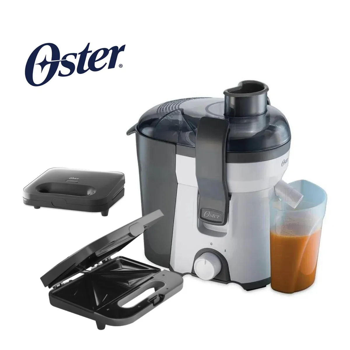 OSTER - COMBO Extractor de Jugo FPSTJE316W + Sandwichera 2885