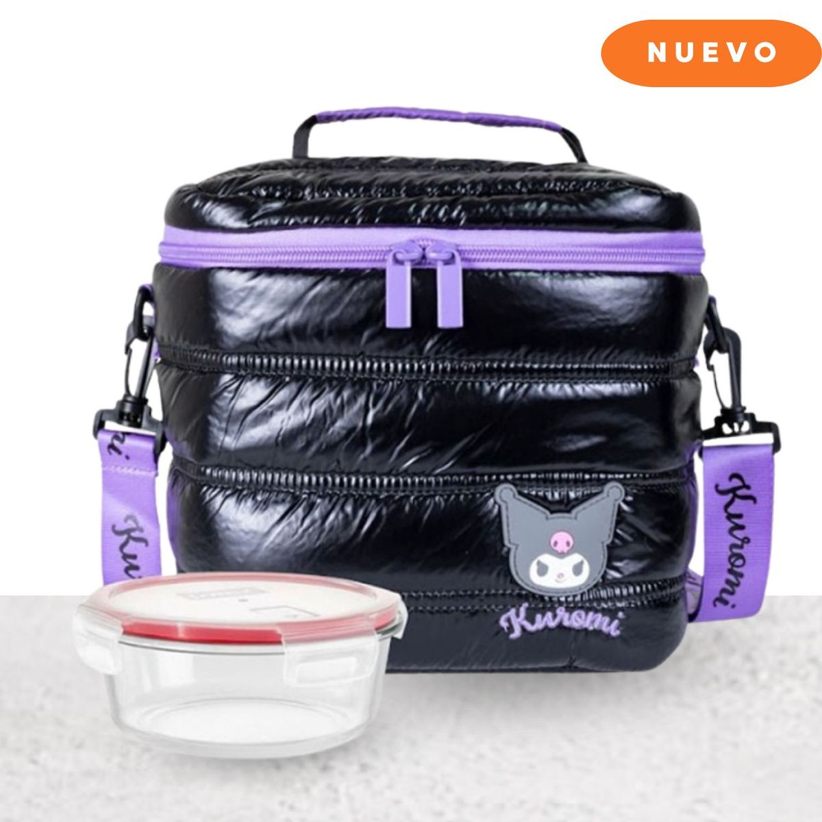 PYREX - Lonchera Pyrex Kuromi Térmica+Taper Red 400 ml