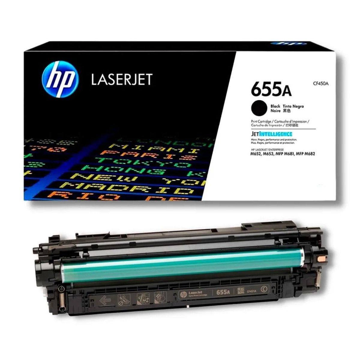 HP - TONER HP 655A CÓDIGO CF450A NEGRO 12500 Pág
