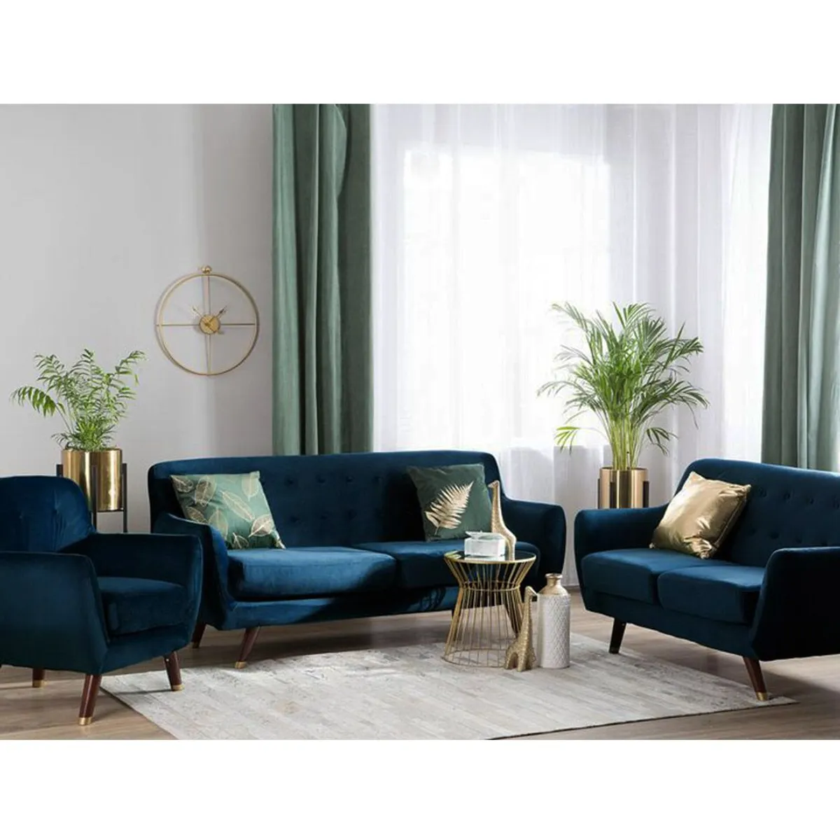 GENERICO - Juego de Sala Gaborone Azul