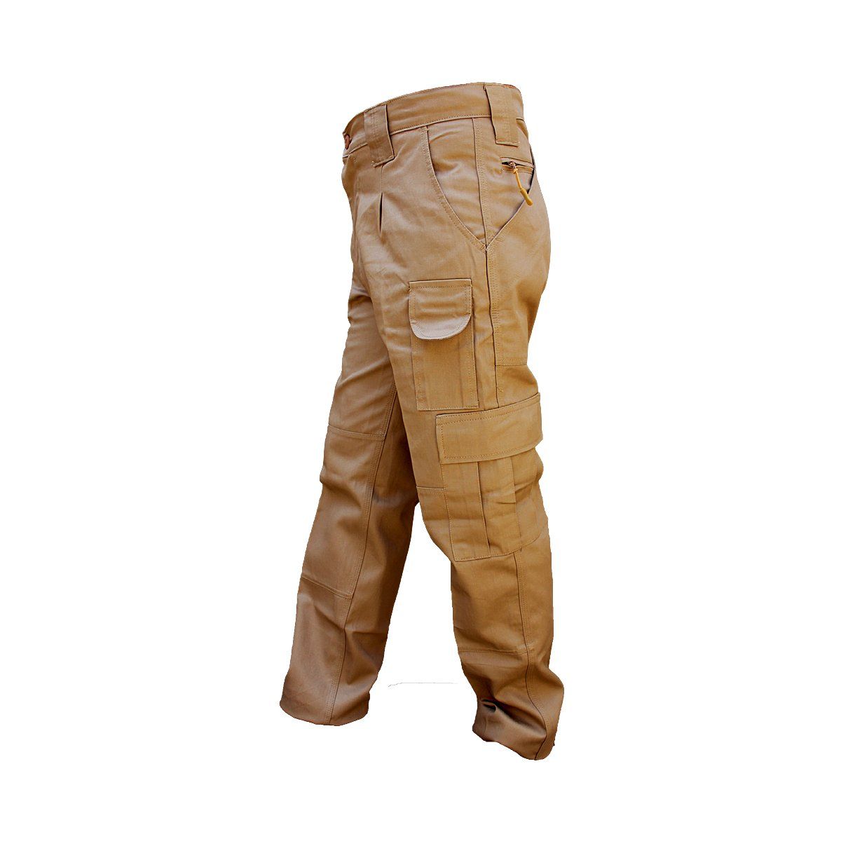 GENERICO - Pantalón Cargo Táctico Rip Stop Antidesgarro - Khaki Clásico - Hombre