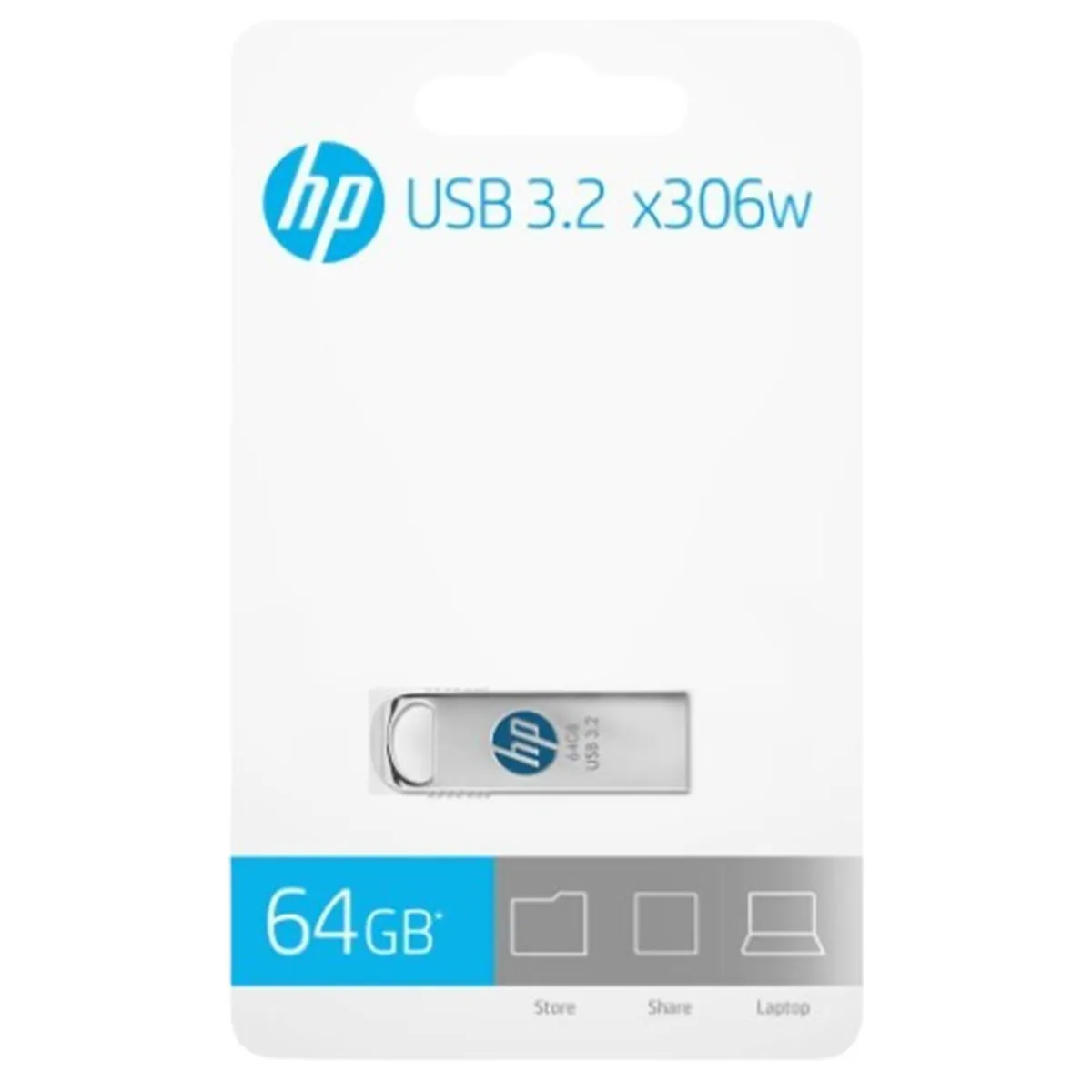 HP - Memoria USB HP 64GB X306W 3.2 Metal