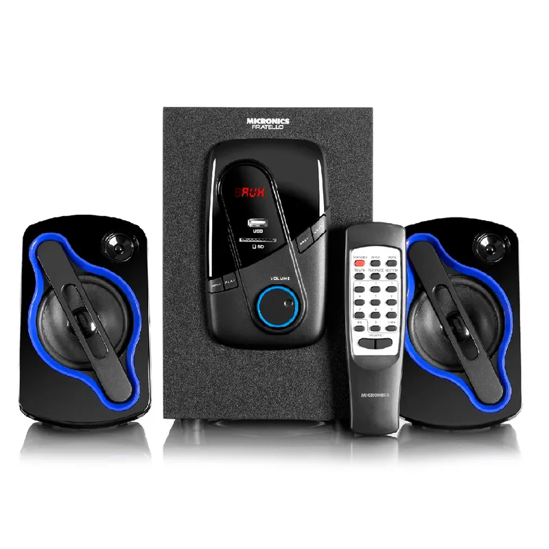 MICRONICS - Parlante Audio Multimedia 2.1 Micronics Fratello MIC S7408BT
