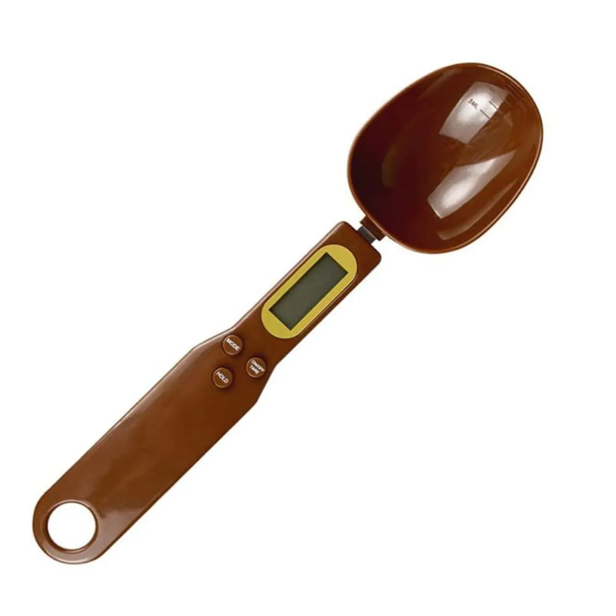 GENERICO - Cuchara Digital Medidora Balanza De Cocina 0.1 - 500 Gr - Marron