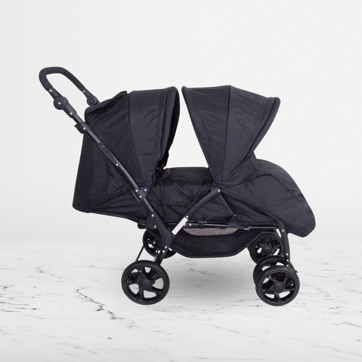 EVEZO - Coche Mellicero para Bebés «ENZO DELUXE» Black