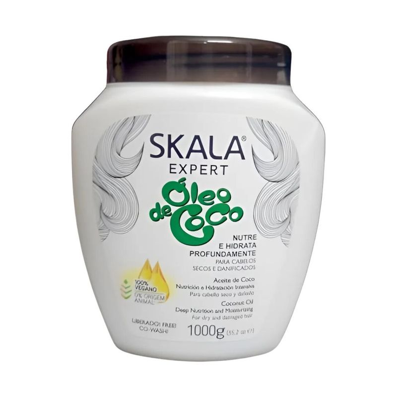 SKALA - Mascarilla Cap Óleo De Coco 2En1 Skala Para Cabello Seco Dañado 1Kg