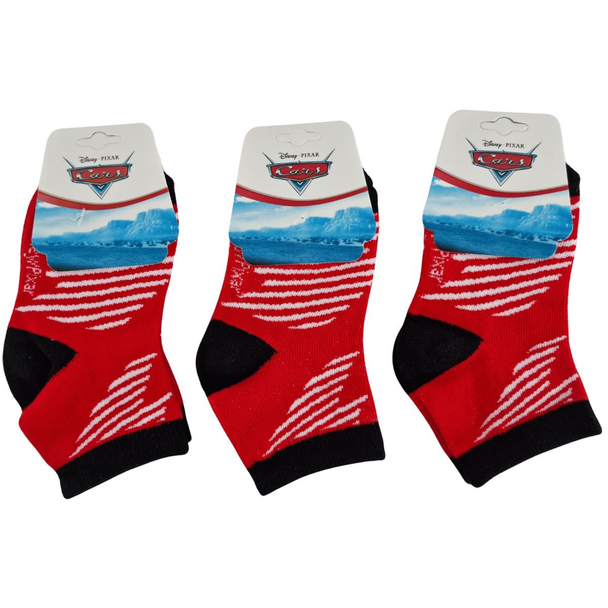 DISNEY - Pack 3 Medias Disney Talla 20 a 24 - CARS