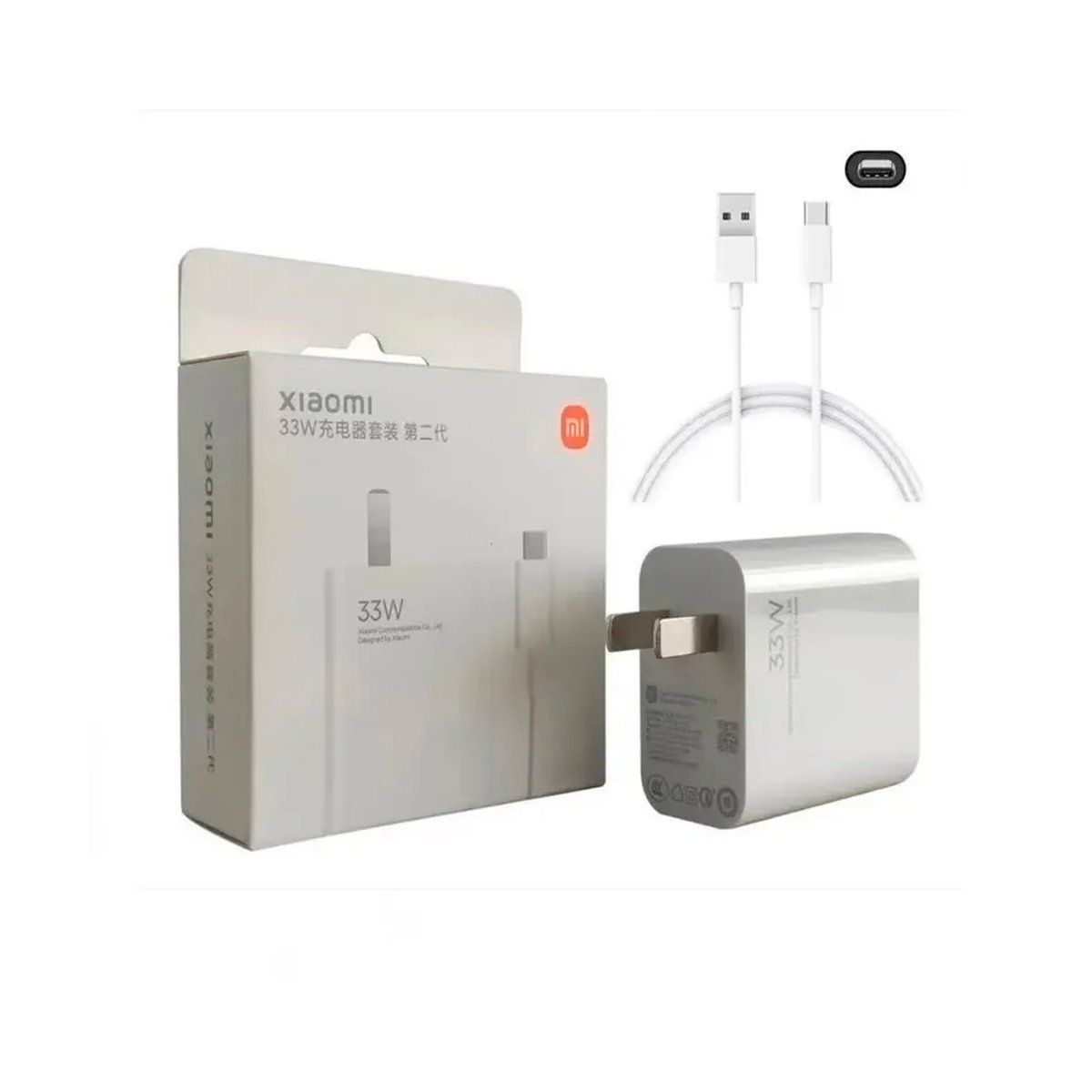 XIAOMI - Cargador Xiaomi 33W para Redmi Note 11 Original