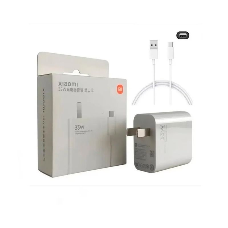 XIAOMI - Cargador Xiaomi 33W para Redmi Note 11 Original