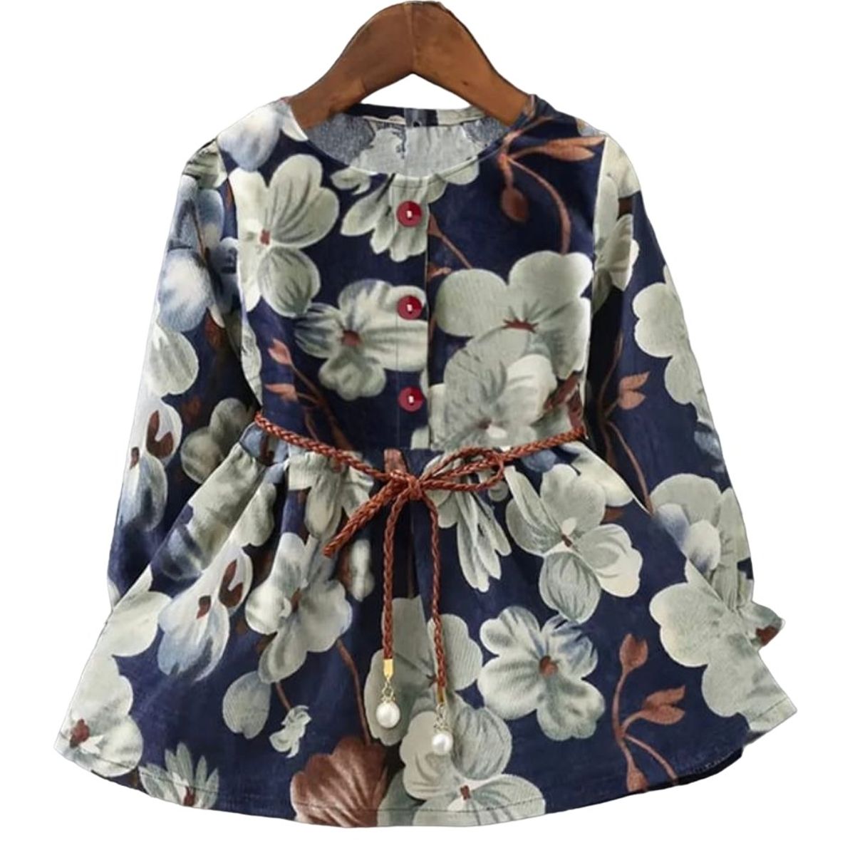 GENERICO - Vestido Flores Azucenas con correa