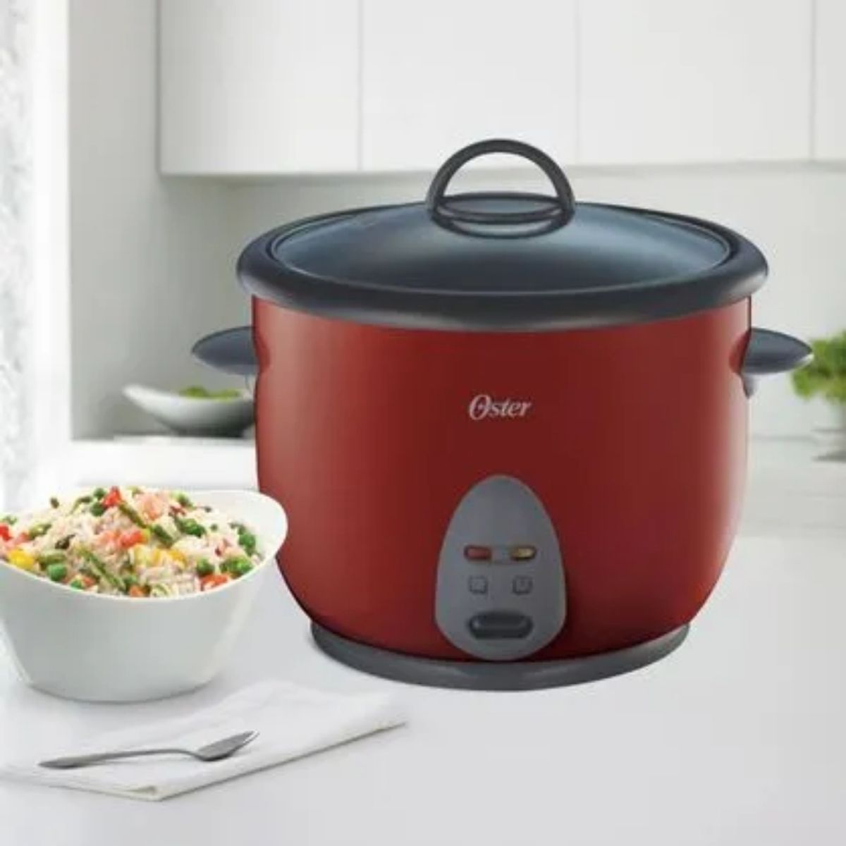 OSTER - COMBO OSTER ROOJO LICUADORA 15L + OLLA ARROCERA 18L