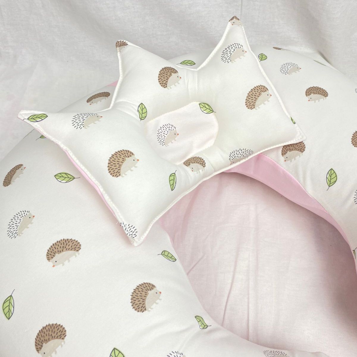 CUZKA - Almohada de Lactancia 5 en 1 »PICARON» Pink