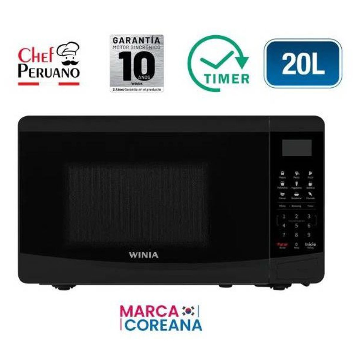 WINIA - HORNO MICROONDAS WINIA 20 L - WMN-20WCB