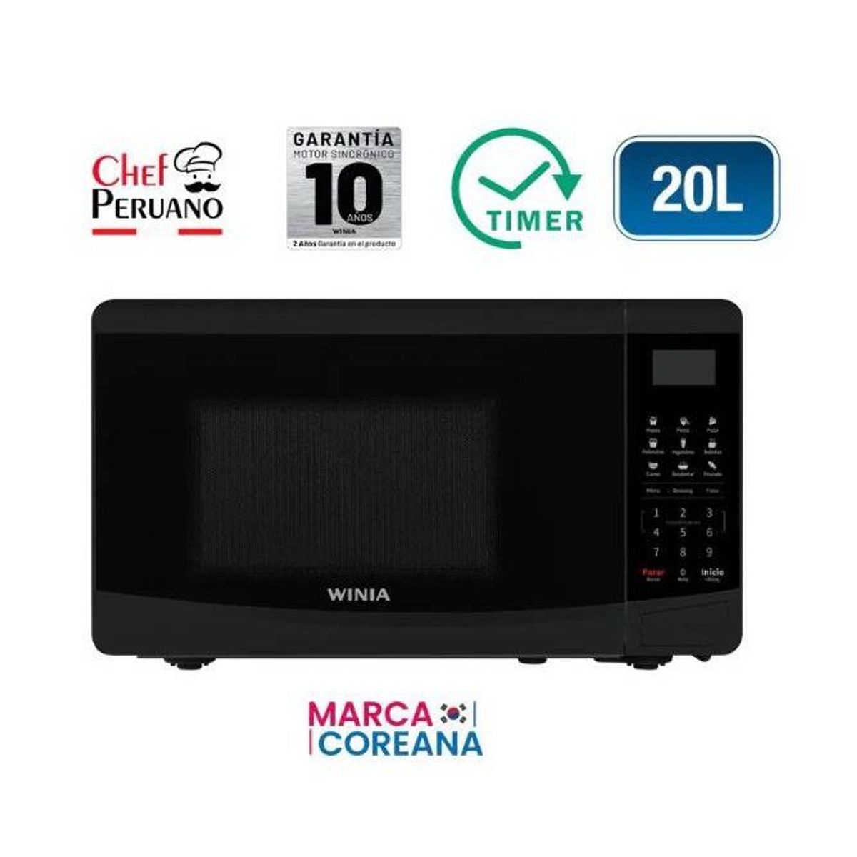 WINIA - HORNO MICROONDAS WINIA 20 L - WMN-20WCB