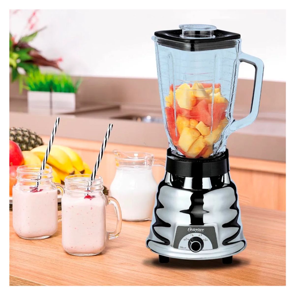 OSTER - LICUADORA CLASICA OSTER 2 VELOCIDADES CROMADA - 250-22