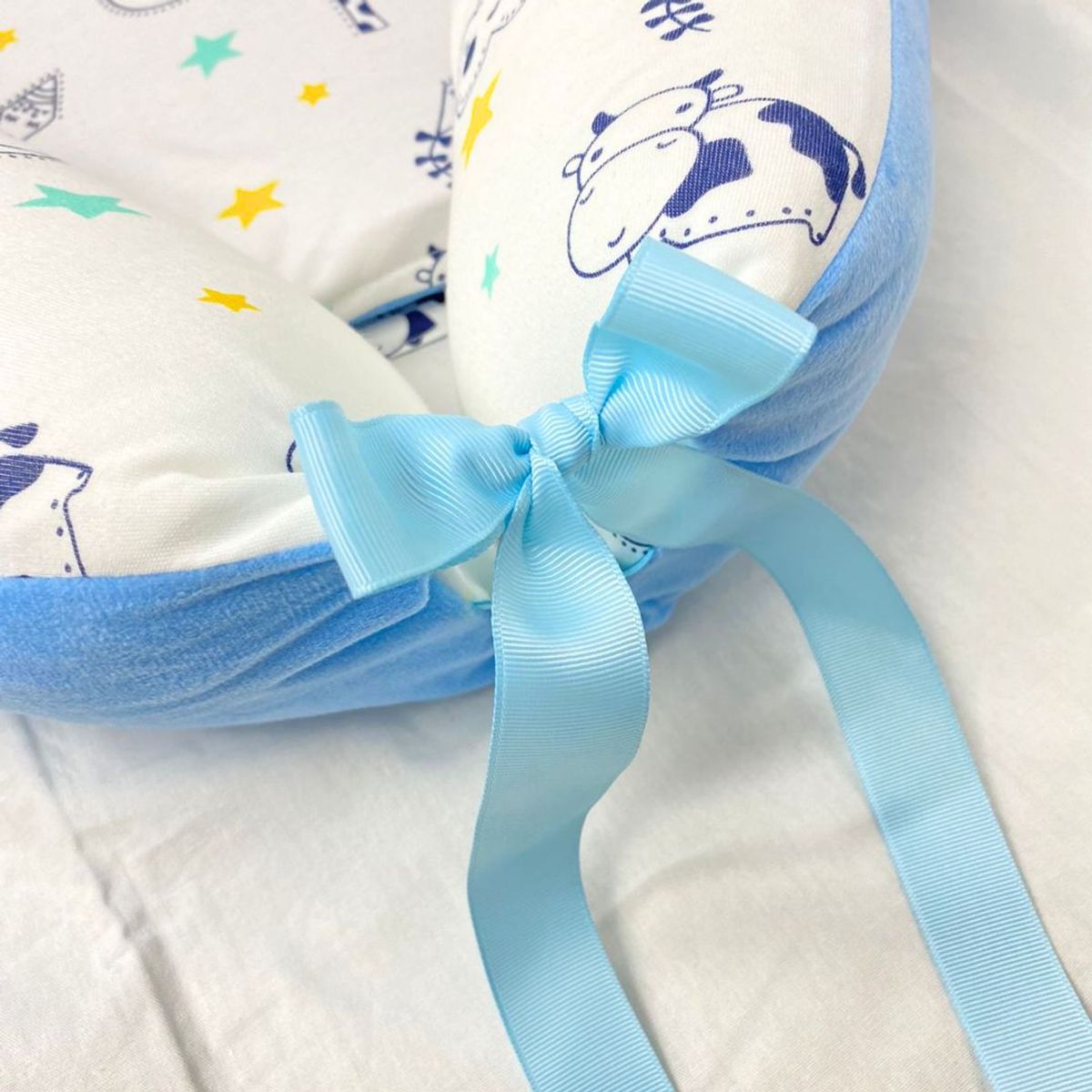 CUZKA - Nido Colecho para Bebé »KING» Ligth Blue