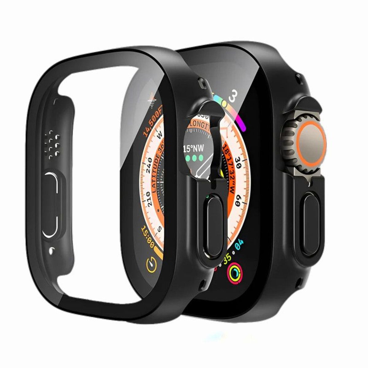 GENERICO - Bumper o Cover Para Apple Watch 49mm - Negro