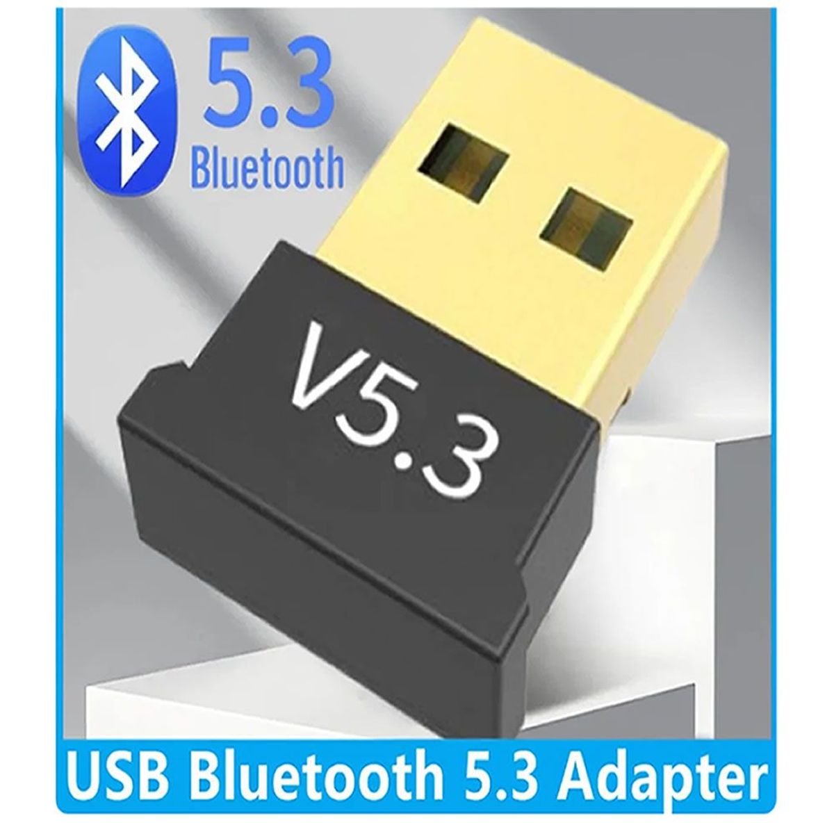 GENERICO - Adaptador USB Dongle Bluetooth 5.3 Receptor Transmisor