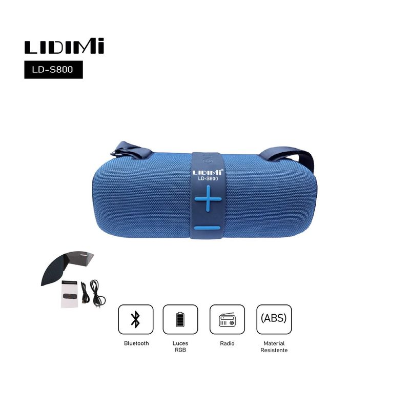 LIDIMI - Parlante Bluetooth LIDIMI LD-S800 40W Bluetooth  - Azul