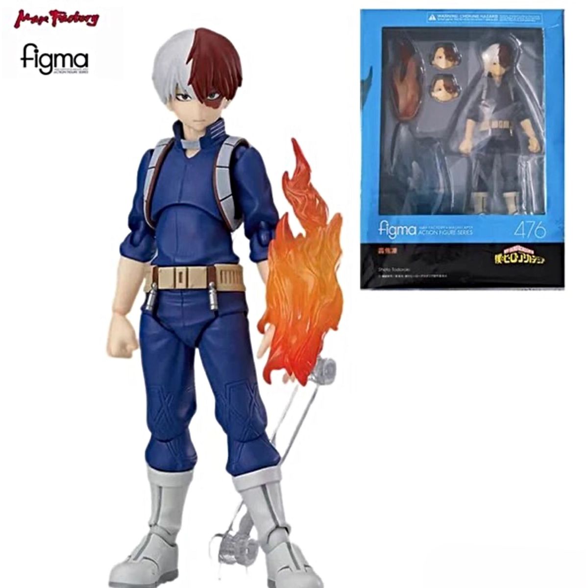 MAX FACTORY - Figura de Acción My Hero Academia figma 476 Shoto Todoroki