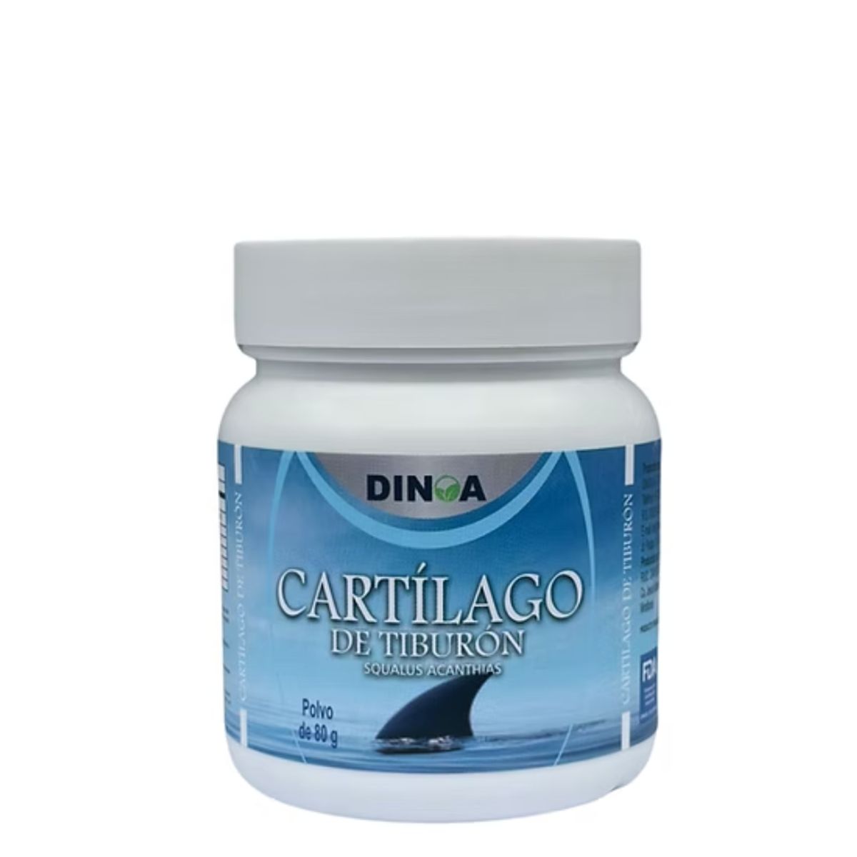 DINOA - Cartílago de Tiburón Pote de 80gr Dinoa- Salud articular  Movilidad