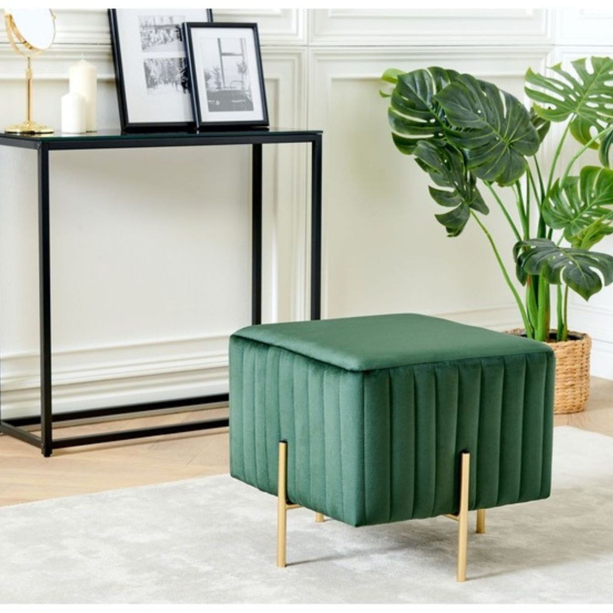 GENERICO - Puff Mila Verde Decoban Hogar