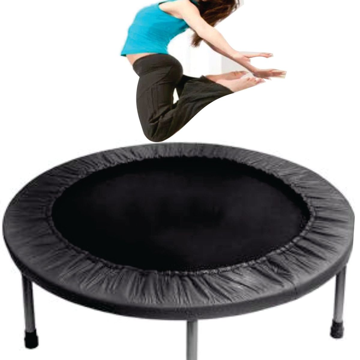 GENERICO - TRAMPOLIN ALTO REBOTE 38 CON AGARADERA  EQUILIBRIO