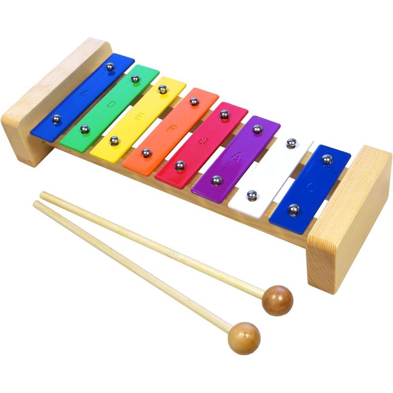 GENERICO - Xilófono 1 Octava de colores mas Funda.