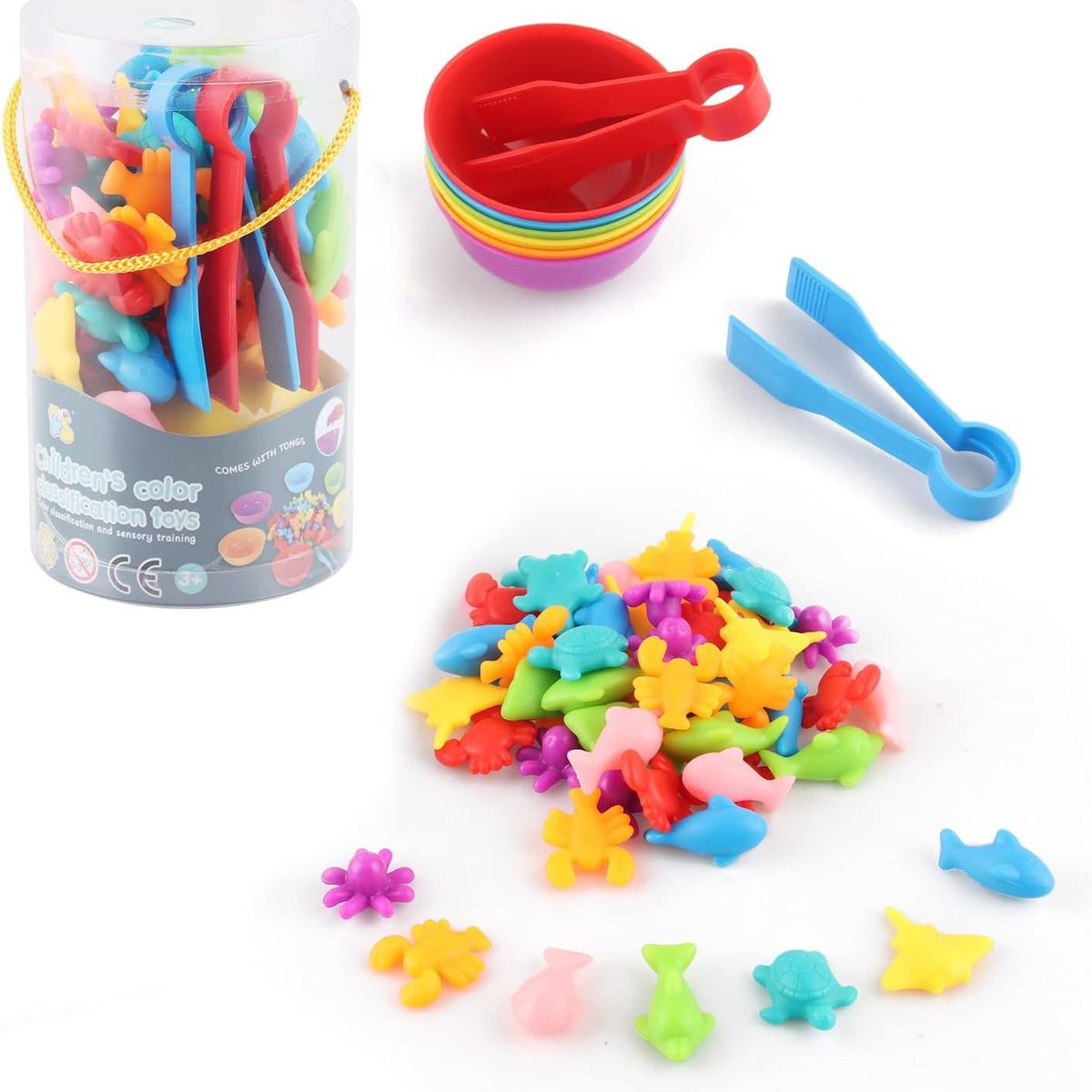 GENERICO - Juego de Clasificación Colores y Formas Montessiori