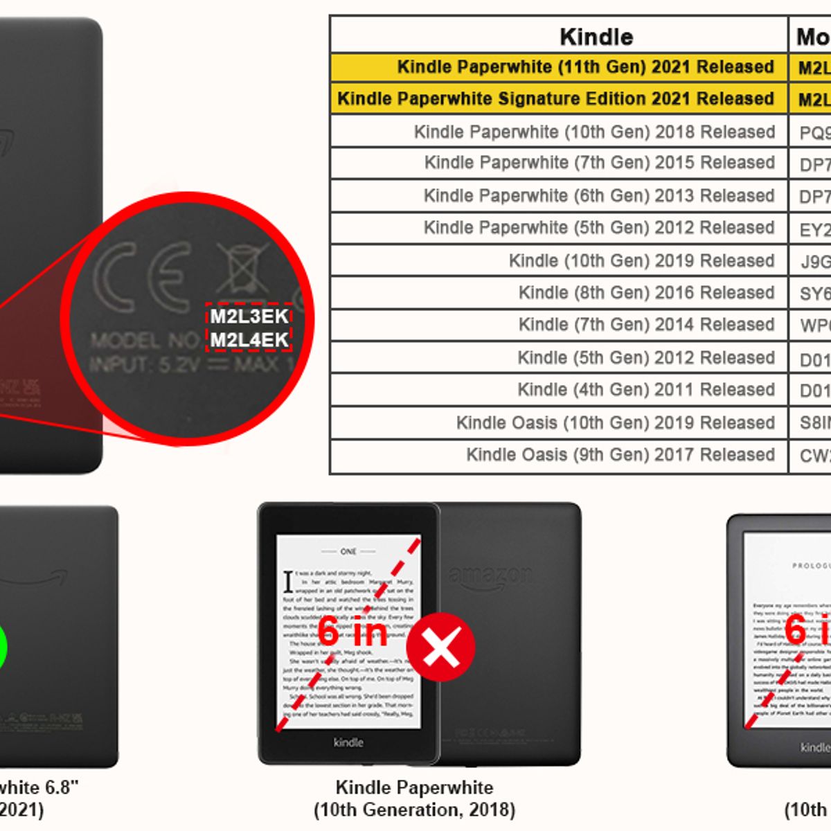 FINTIE - Funda Kindle Paperwhite 11th gen de 6.8 pulg - Blooming Hibiscus