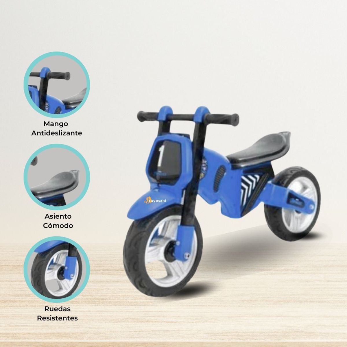 CUZKA - Bicicleta de Balance para Niños «ZERO» Blue