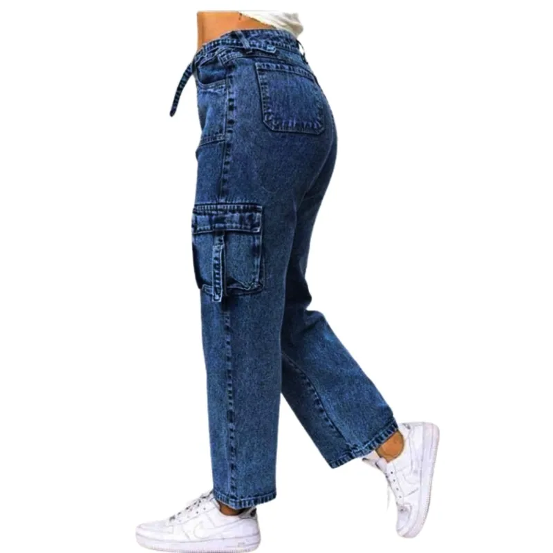 GENERICO - PANTALON  CARGO BAGGY JEAN