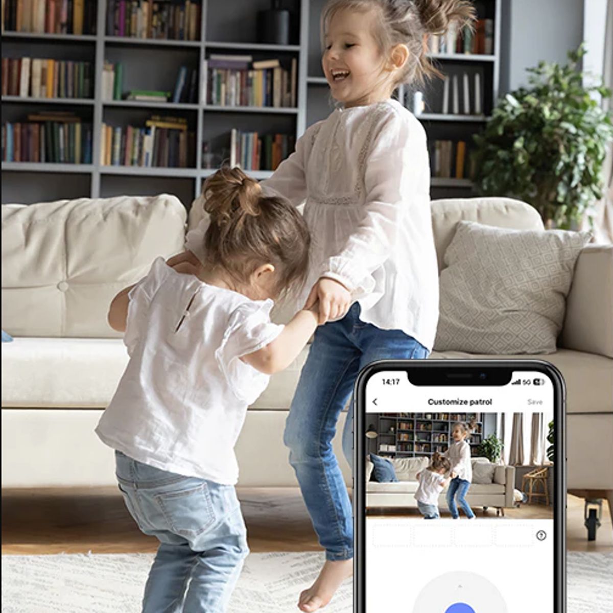 EZVIZ - CAMARA H6C IP PT INTERNA 4MP 2K WIFI 24GHZ