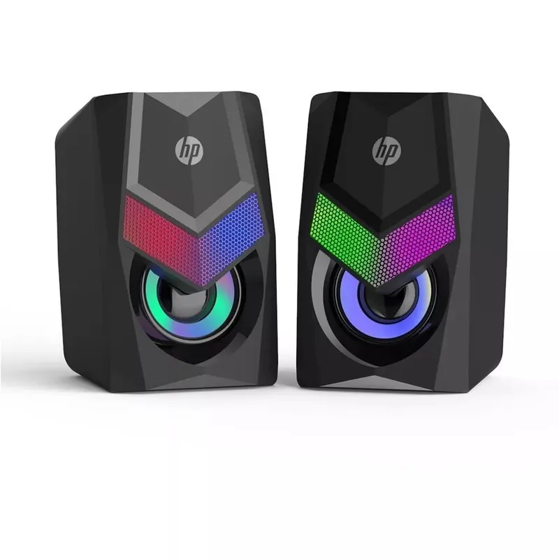 HP - Parlantes Gamer HP para PC USB 6W con Luces RGB DHE-6000